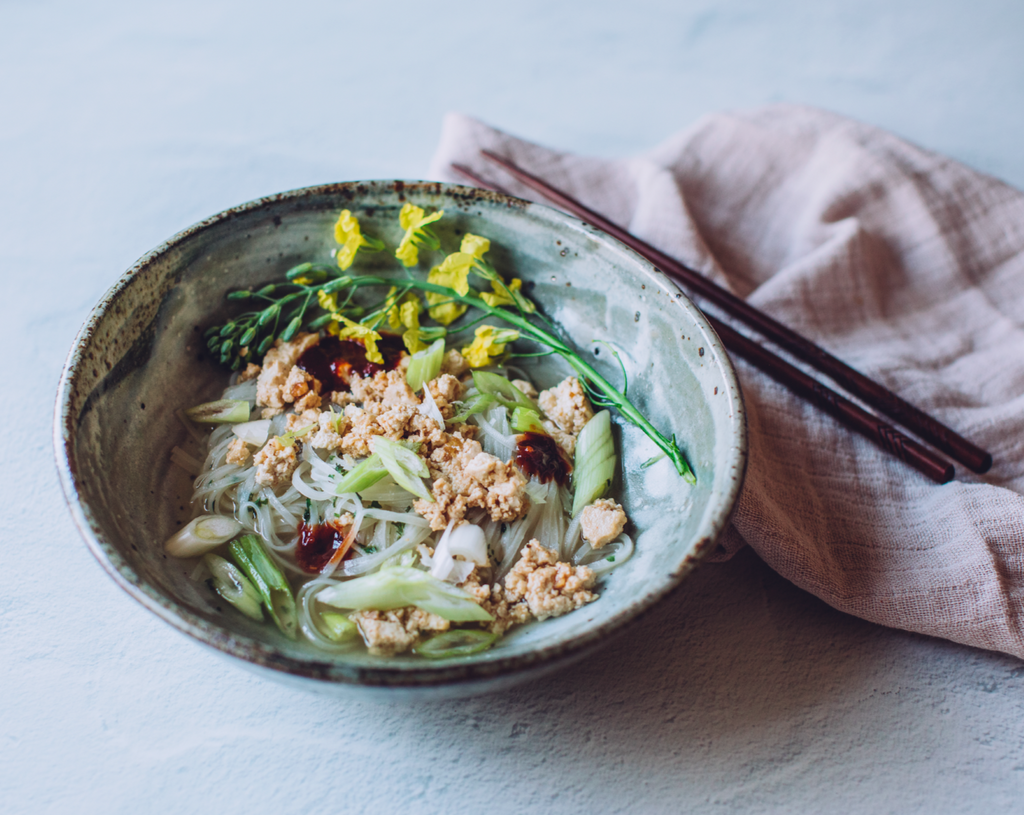 Noodelist GLUTEN-FREE Noodles: Lemongrass Vegan Chicken'ish / 4-Pack