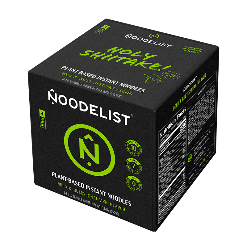 Noodelist Bold & Juicy Shiitake / 4-Pack